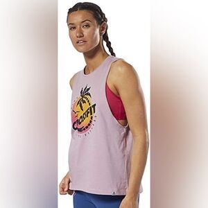 Reebok Lavender Graphic Tank Top